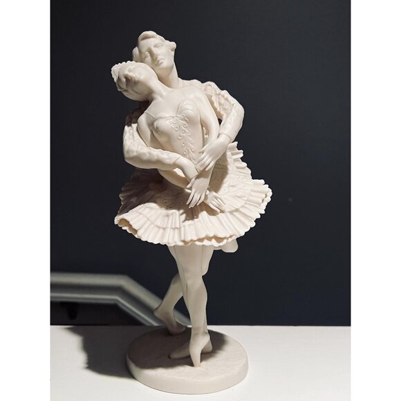 Franklin Porcelain Royal Ballet Sculpture “Swan Lake” 1977 Limited Edition - Picture 1 of 9